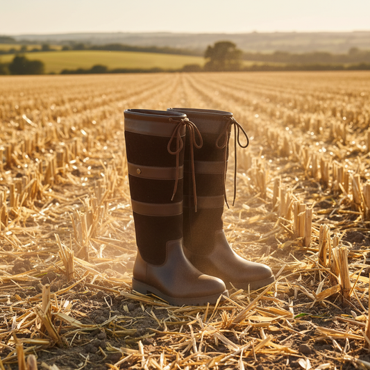 Amberley Oak/Chocolate – Freshly Cut Corn Field Lifestyle Shot