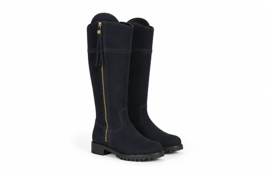 Burleigh Waterproof Country Boot - Navy