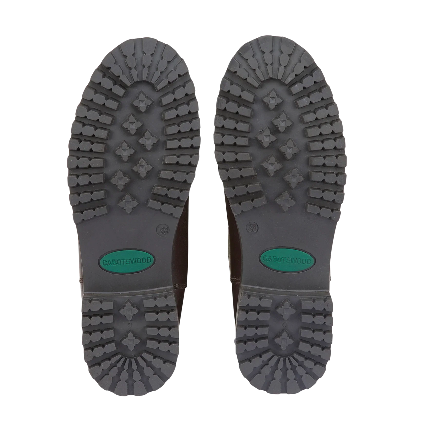 Cabotswood country boots with rugged tread soles for grip and durability