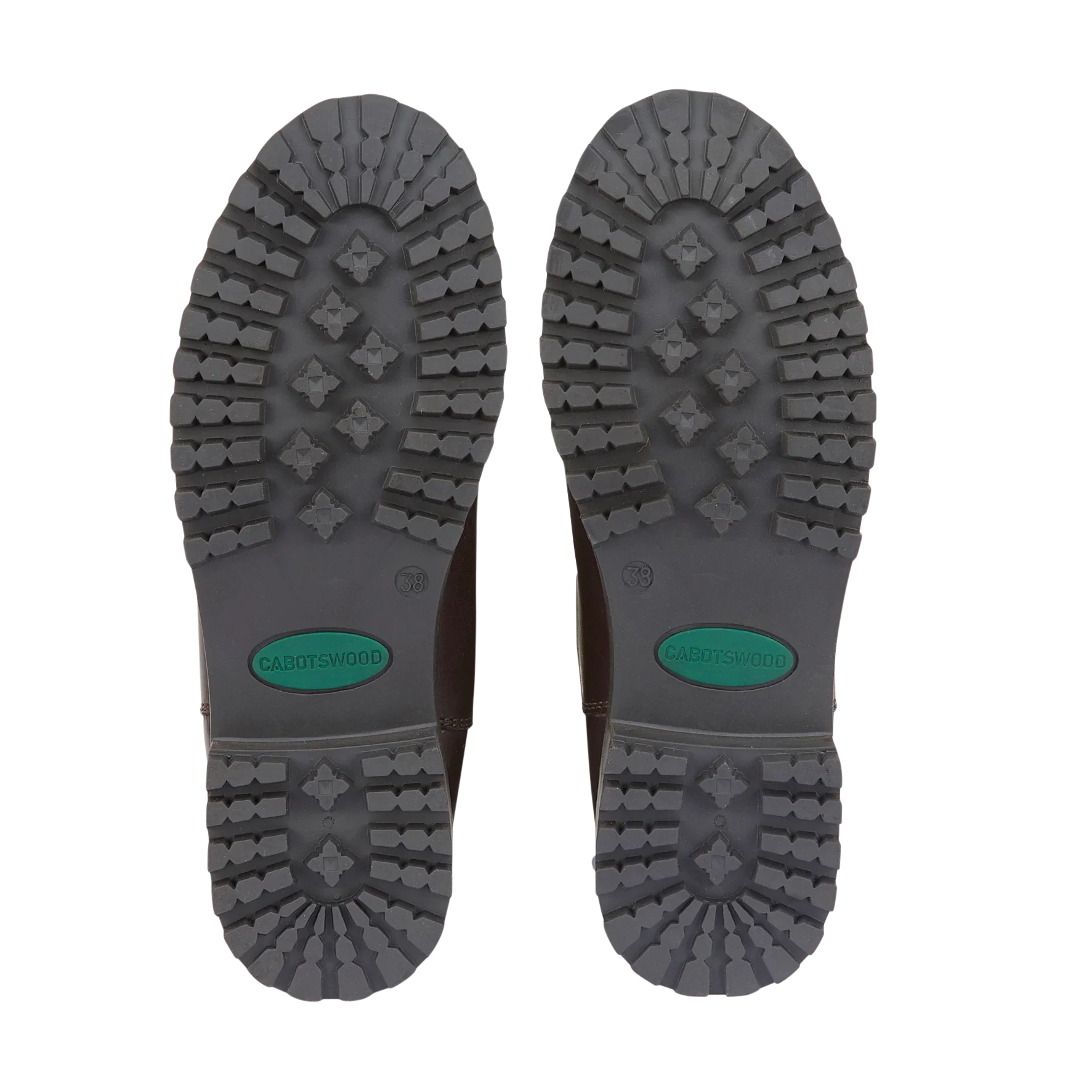 Cabotswood country boots with rugged tread soles for grip and durability