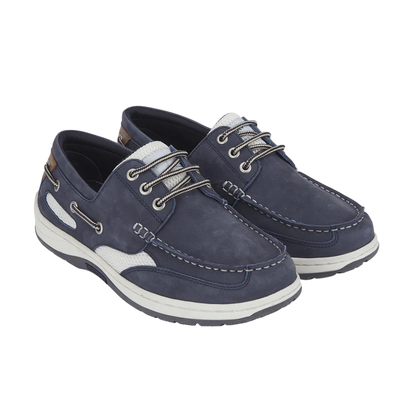 Quayside Sydney Boat Shoes - Navy -Deck Shoes