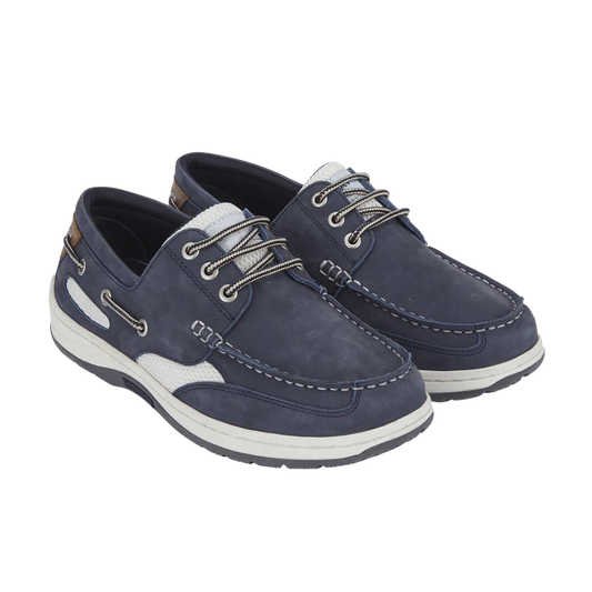 Quayside Sydney Boat Shoes - Navy -Deck Shoes