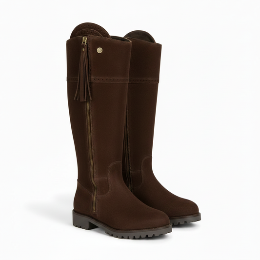 Burleigh Dark Chocolate Suede - Drop Shadow