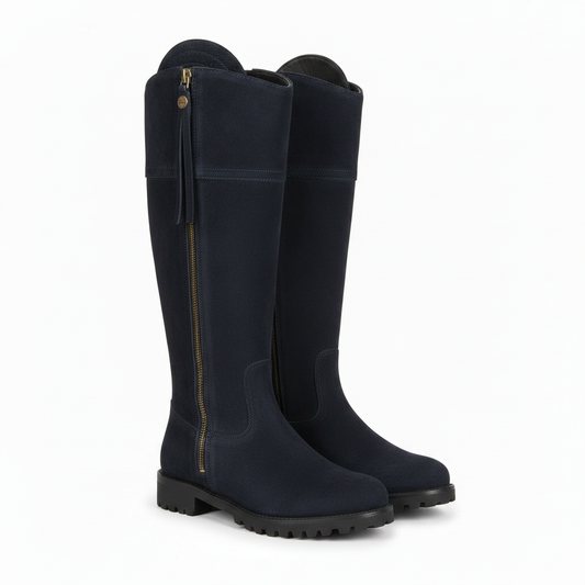 Burleigh Navy Suede - Drop Shadow