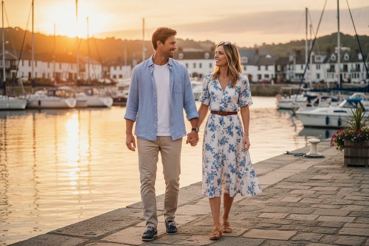Cabotswood Couple at the Quayside - Updated