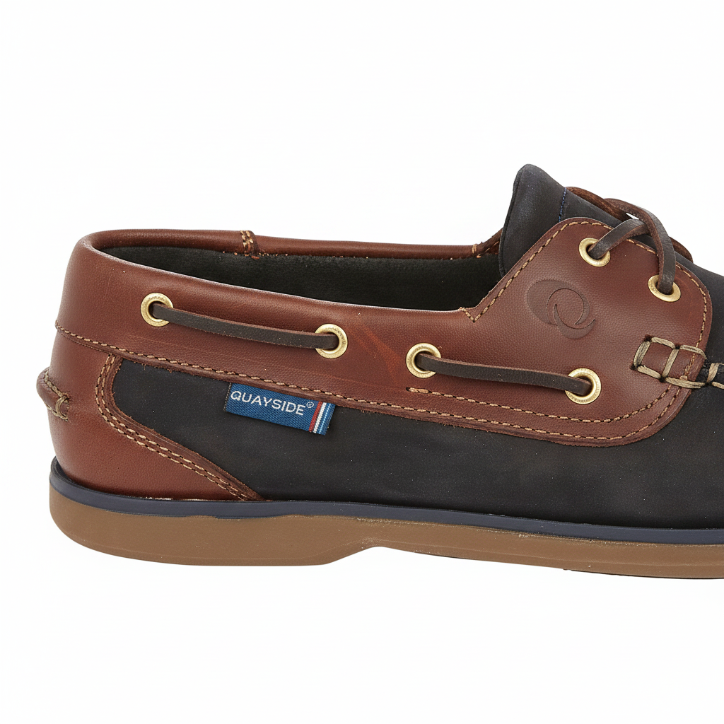Clipper Navy/Chestnut - Side Profile