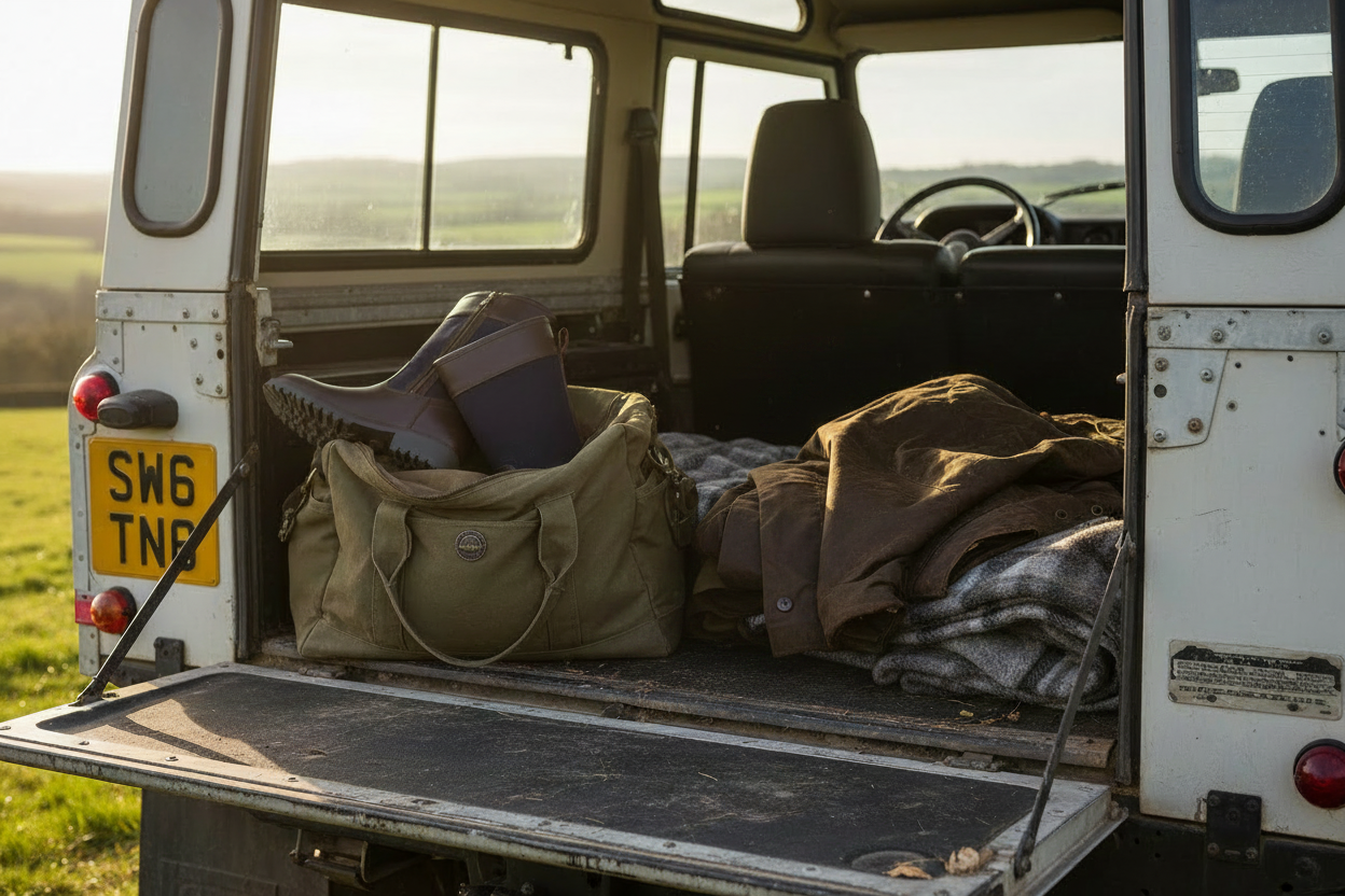 Henley Boots Oak/Navy - Kit Bag Land Rover