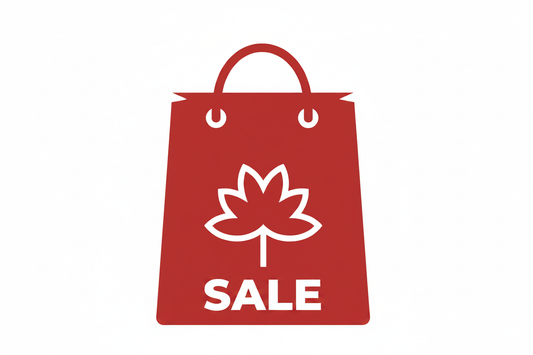 Red Sale Bag Icon